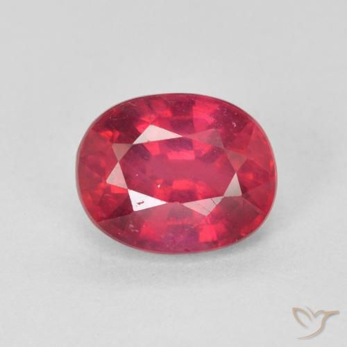 1.83ct Naturel Cramoisi profond Rubis, ovale, VS