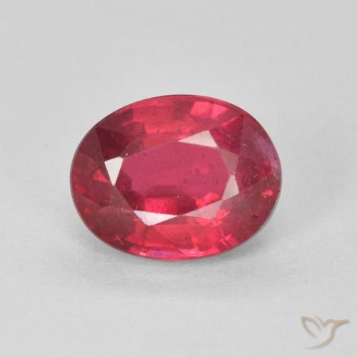 1.97ct Naturel Rouge confiture Rubis, ovale, VS