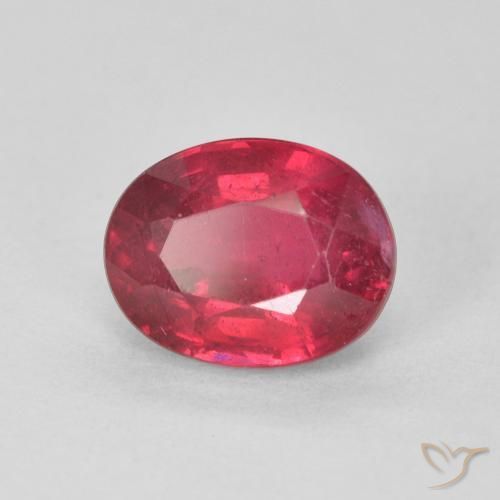 Rubis Rouge confiture naturelle ovale, 1.97 ct, VS