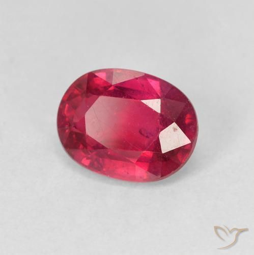 Rubis Medium Dark-Red naturelle ovale, 1.94 ct, VS-SI