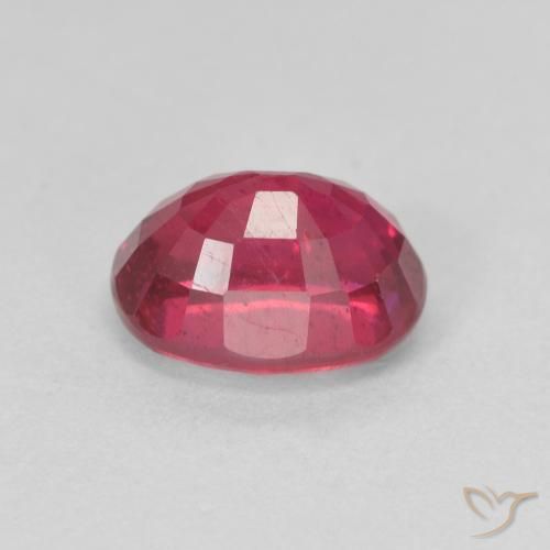 Rubis Rouge confiture naturelle ovale, 1.92 ct, VS