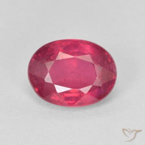 1.91ct Naturel Rouge moyen Rubis, ovale, VS