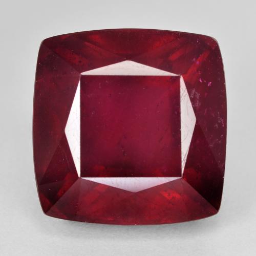 29.52ct Naturel Rouge sang Rubis, Coussin, VS
