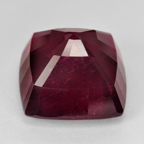 Rubis Rouge sang naturelle Coussin, 29.52 ct, VS