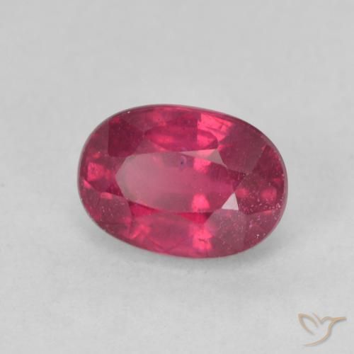 1.42ct Naturel Medium Dark-Red Rubis, ovale, VS