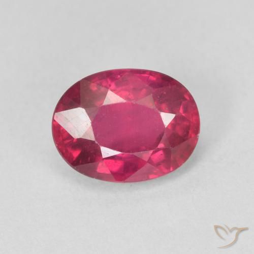 1.96ct Naturel Rouge léger Rubis, ovale, VS