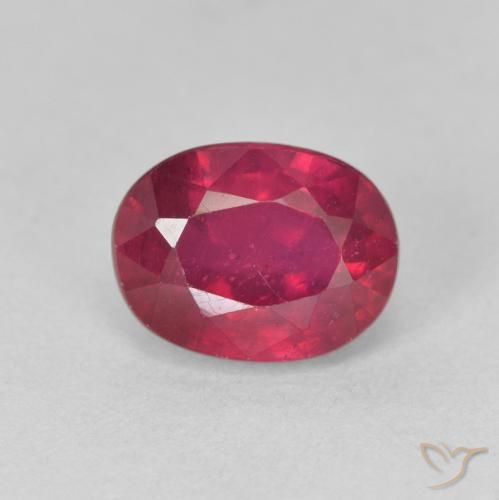 2.34ct Naturel Rouge moyen Rubis, ovale, VS