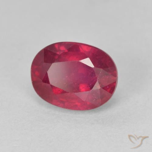Rubis Rouge moyen naturelle ovale, 2.34 ct, VS