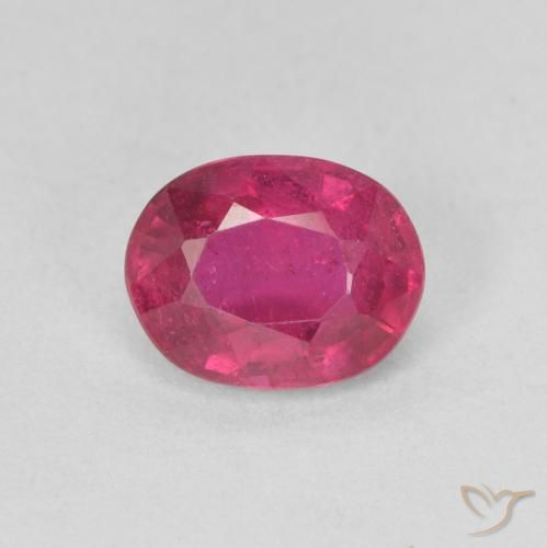 1.61ct Naturel Rouge moyen Rubis, ovale, VS