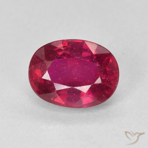 2.09ct Naturel Rouge Rosâtre Rubis, ovale, VS-SI