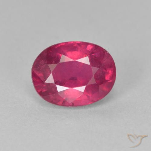 1.97ct Naturel Rouge léger Rubis, ovale, VS