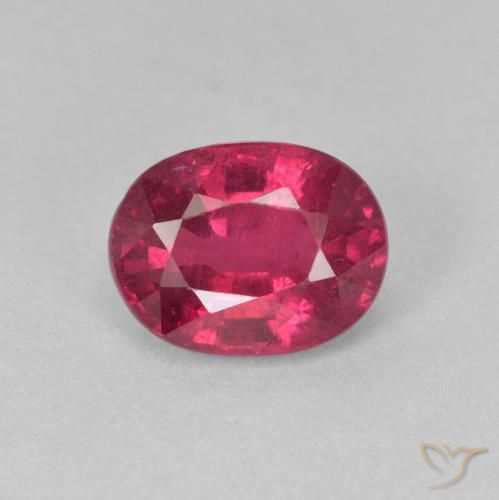 1.83ct Naturel Rouge Rosâtre Rubis, ovale, VS