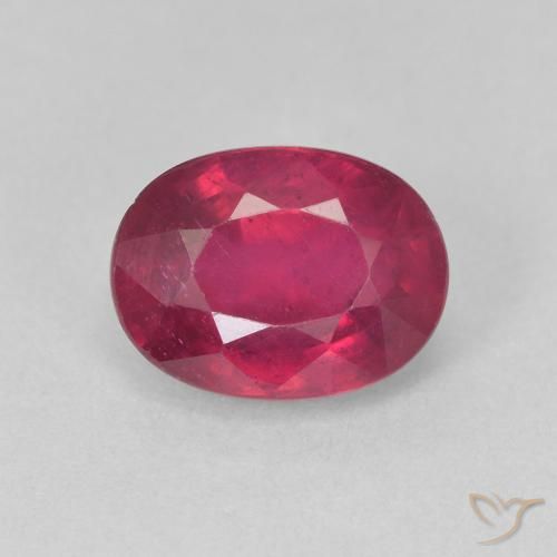 2.17ct Naturel Rouge moyen Rubis, ovale, VS-SI