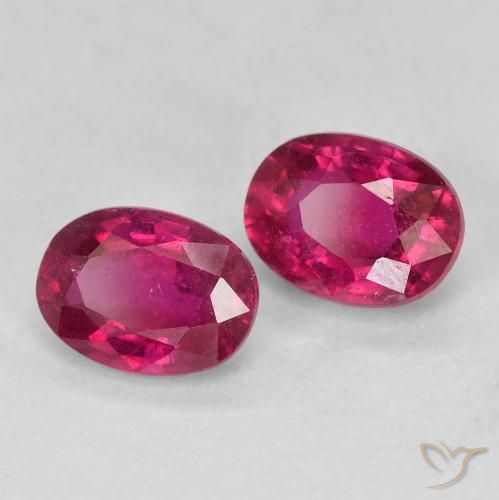 Shop natural 2.12ct Rouge léger Rubis gems, ovale, from Madagascar at GemSelect. In stock, global shipping!