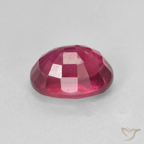 Rubis Medium Dark-Red naturelle ovale, 2.38 ct, VS