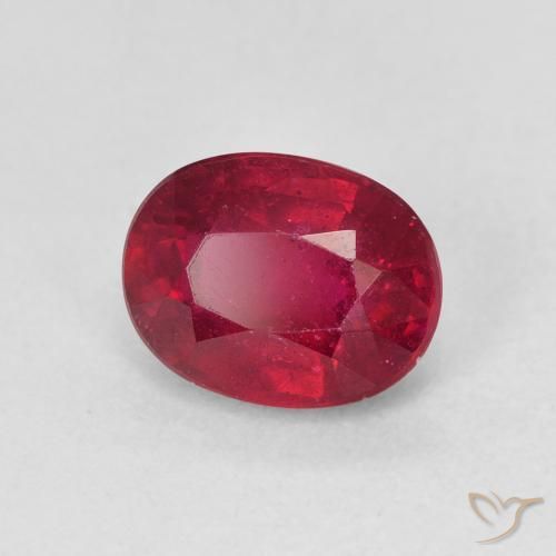 Rubis Cramoisi profond naturelle ovale, 2.13 ct, VS