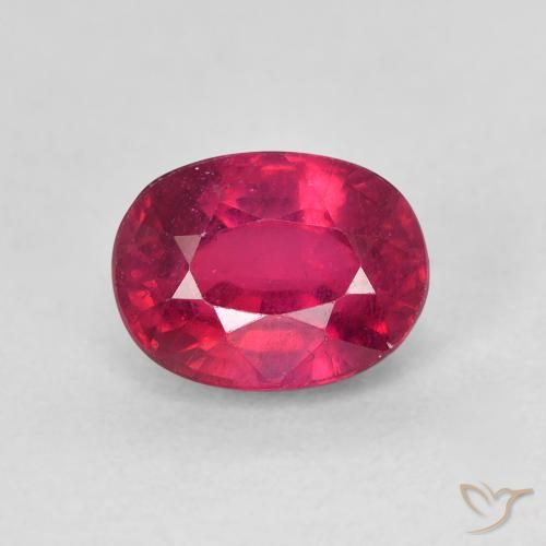 2.17ct Naturel Cramoisi profond Rubis, ovale, VS