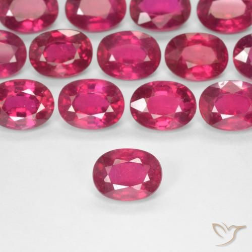 1.89ct Naturel Rouge léger Rubis, ovale, VS