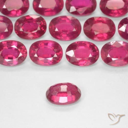 Rubis Rouge léger naturelle ovale, 1.89 ct, VS