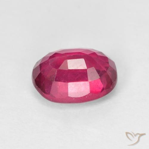 Rubis Rouge léger naturelle ovale, 2.04 ct, VS