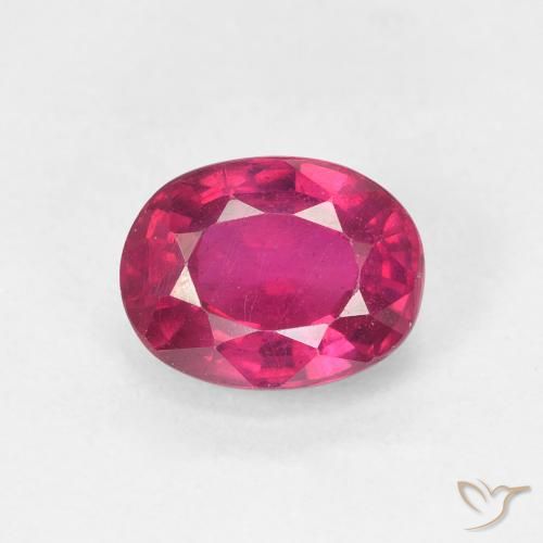 1.88ct Naturel Rouge léger Rubis, ovale, VS