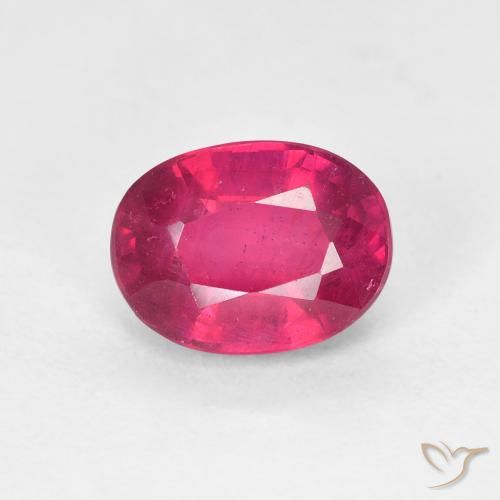 1.88ct Naturel Rouge confiture Rubis, ovale, VS