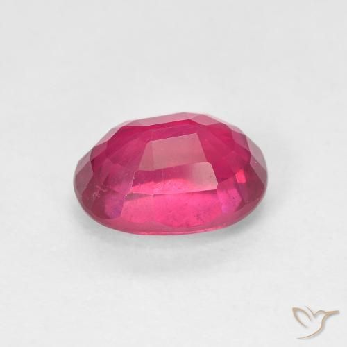 Rubis Rouge confiture naturelle ovale, 1.88 ct, VS