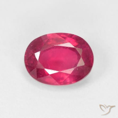 1.94ct Naturel Rouge léger Rubis, ovale, VS