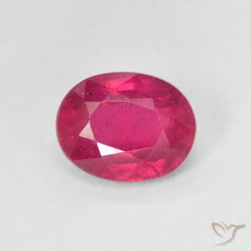 1.80ct Naturel Rouge léger Rubis, ovale, VS