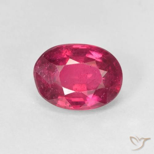 1.85ct Naturel Rouge léger Rubis, ovale, VS