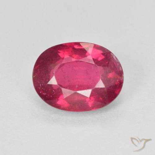 1.80ct Naturel Rouge léger Rubis, ovale, VS-SI