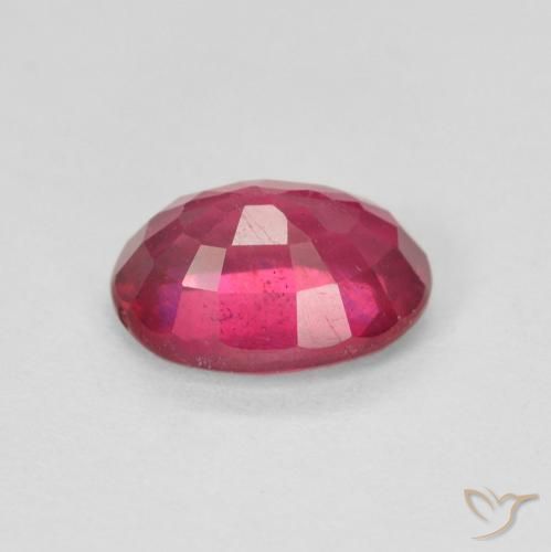Rubis Rouge léger naturelle ovale, 1.73 ct, VS-SI
