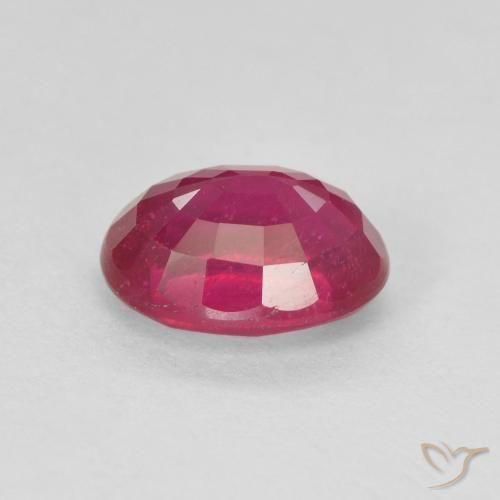 Rubis Rouge léger naturelle ovale, 1.84 ct, VS-SI
