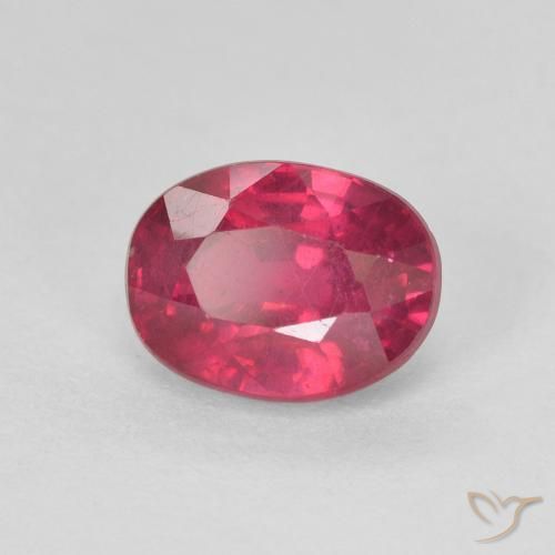 1.94ct Naturel Rouge léger Rubis, ovale, VS-SI