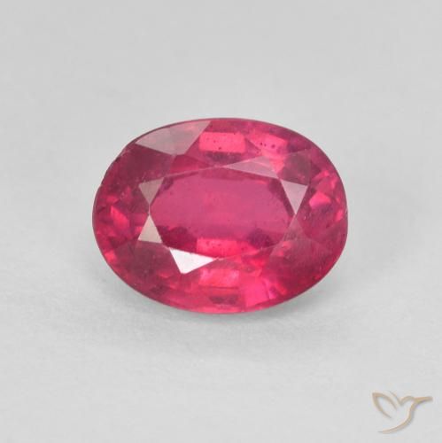 1.86ct Naturel Rouge léger Rubis, ovale, VS-SI