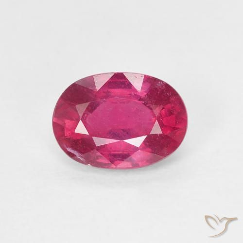 1.15ct Naturel Rouge léger Rubis, ovale, VS