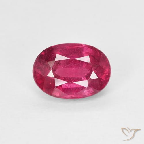 1.21ct Naturel Rouge léger Rubis, ovale, VS