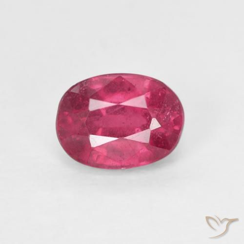 1.21ct Naturel Rouge confiture Rubis, ovale, VS