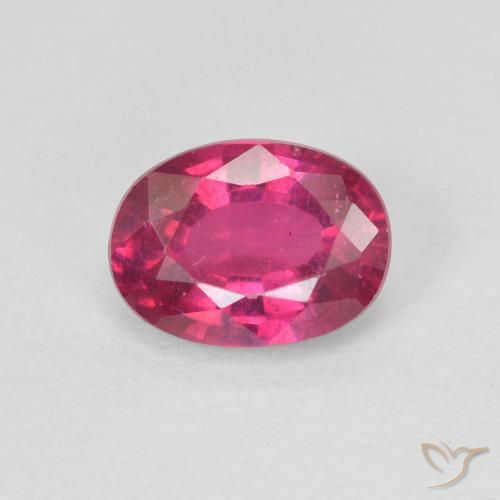 1.17ct Naturel Rouge léger Rubis, ovale, VS