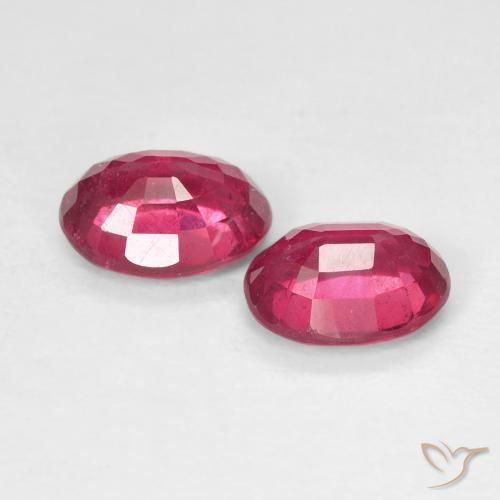 Shop natural 2.10ct Rose rougeâtre profond Rubis gems, ovale, from Madagascar at GemSelect. In stock, global shipping!