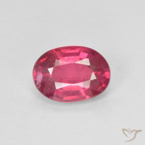 1.04ct Naturel Rouge moyen Rubis, ovale, VS
