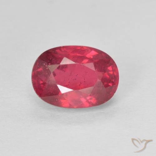 1.45ct Naturel Rouge Rosâtre Rubis, ovale, VS