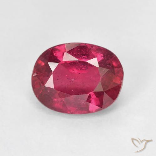 2.04ct Naturel Rouge confiture Rubis, ovale, VS