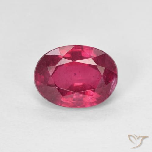 1.89ct Naturel Medium Dark-Red Rubis, ovale, VS