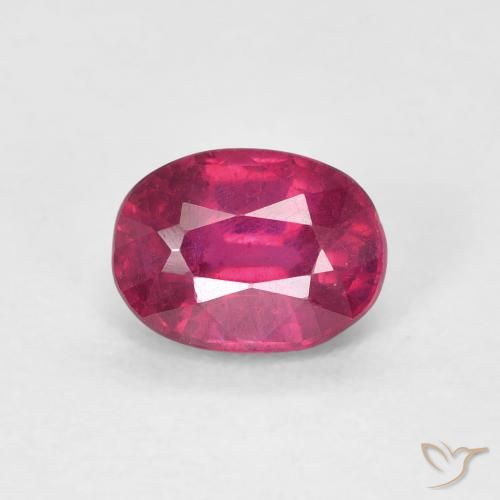 1.16ct Naturel Rouge léger Rubis, ovale, VS