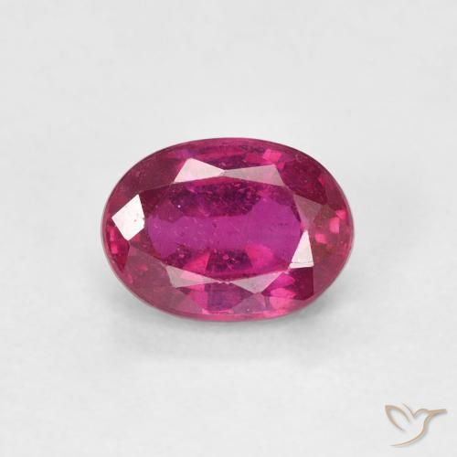 1.20ct Naturel Rouge léger Rubis, ovale, VS