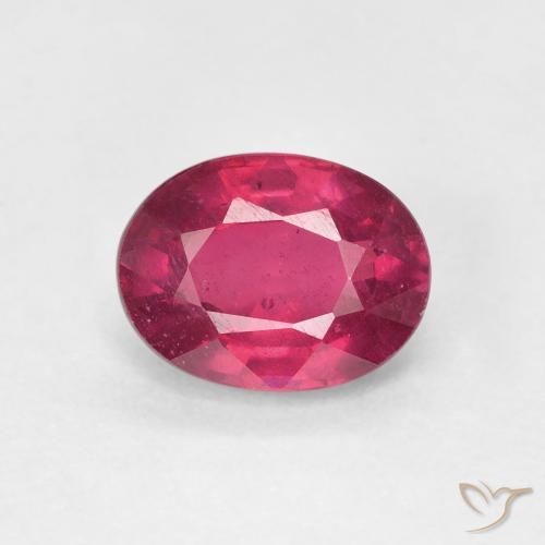 1.88ct Naturel Rouge léger Rubis, ovale, VS