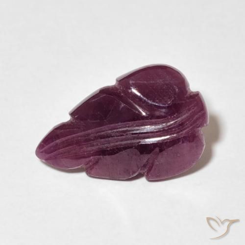 3.55ct Naturel Rouge-violet Rubis, Fantaisie, Opaque