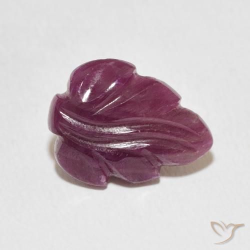 3.28ct Naturel Medium Dark-Purple Rubis, Fantaisie, Opaque