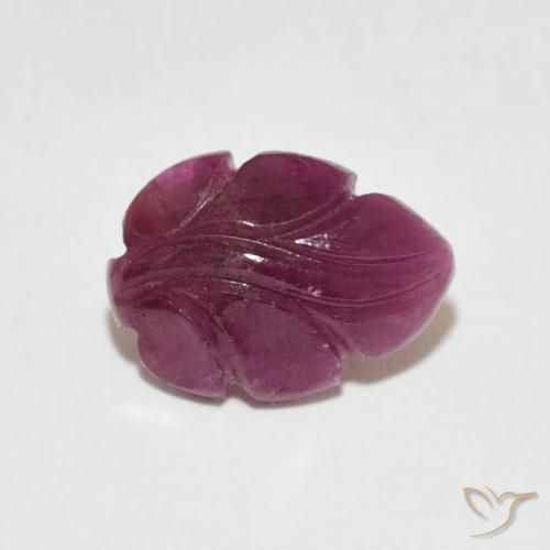 2.37ct Naturel Violet rougeâtre Rubis, Fantaisie, Opaque